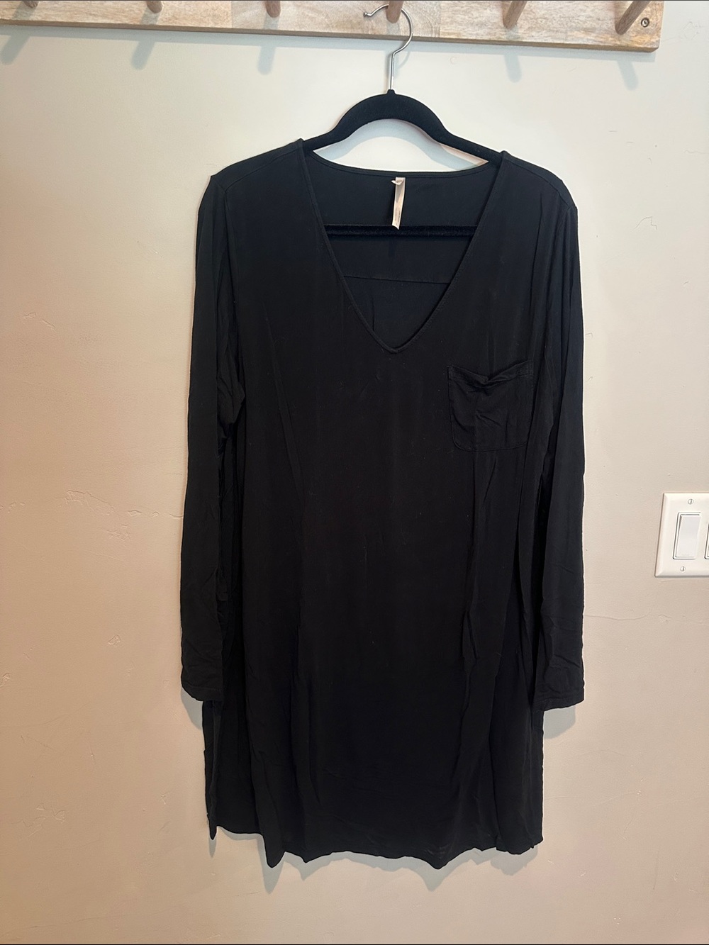 Soma Black Cool Nights Nightgown Sleepwear